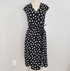 CITY STREETS | Black dress with polka dot size xs